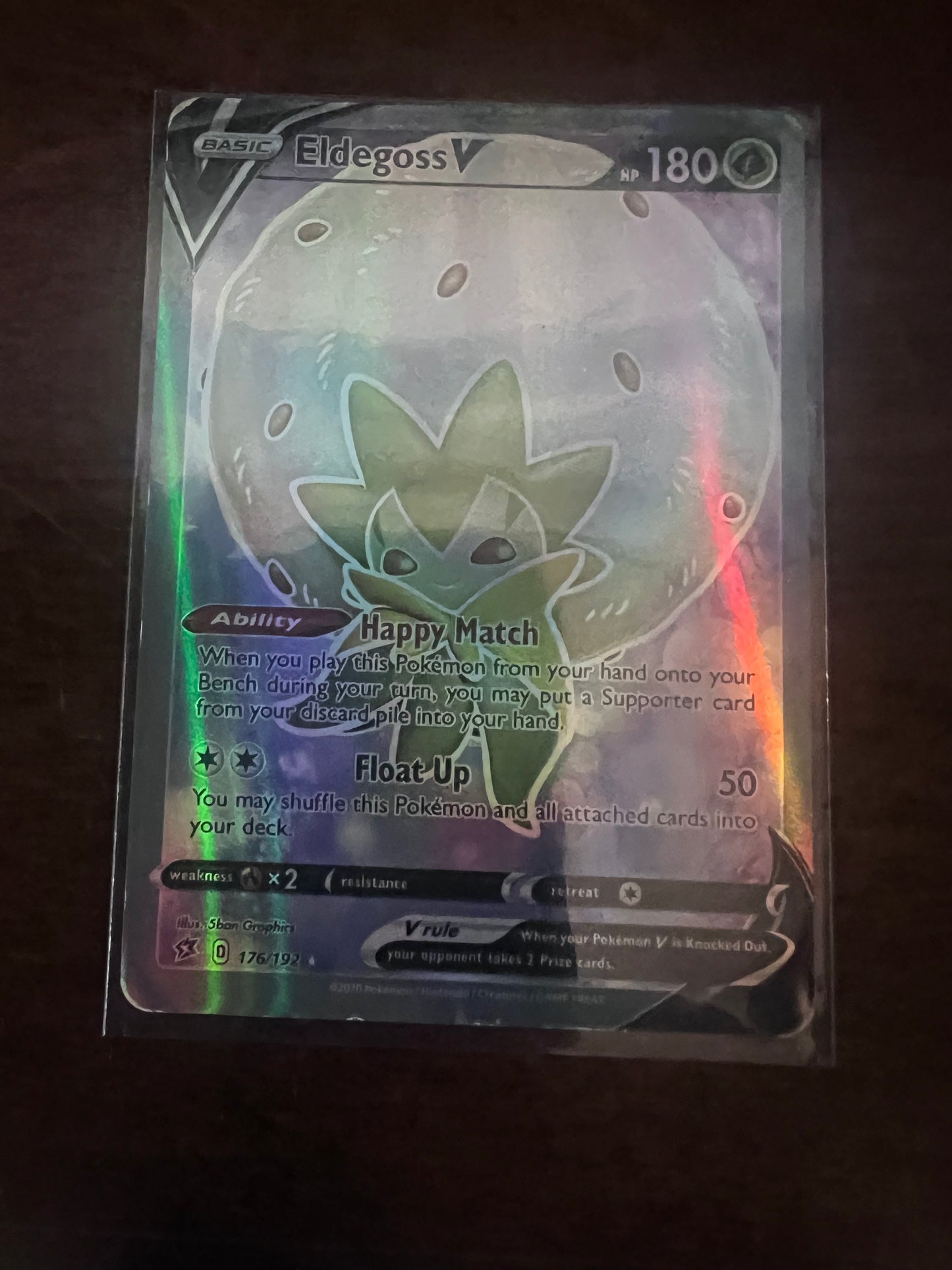 Eldegoss V Pokémon card